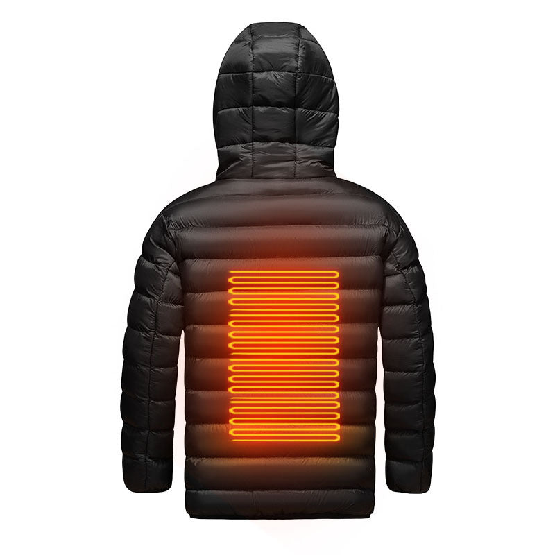 back childrens heated jacket