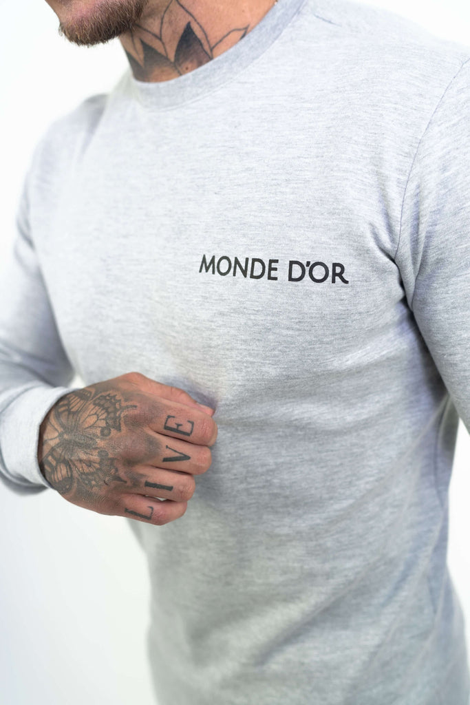 Monde Dor light grey sweater