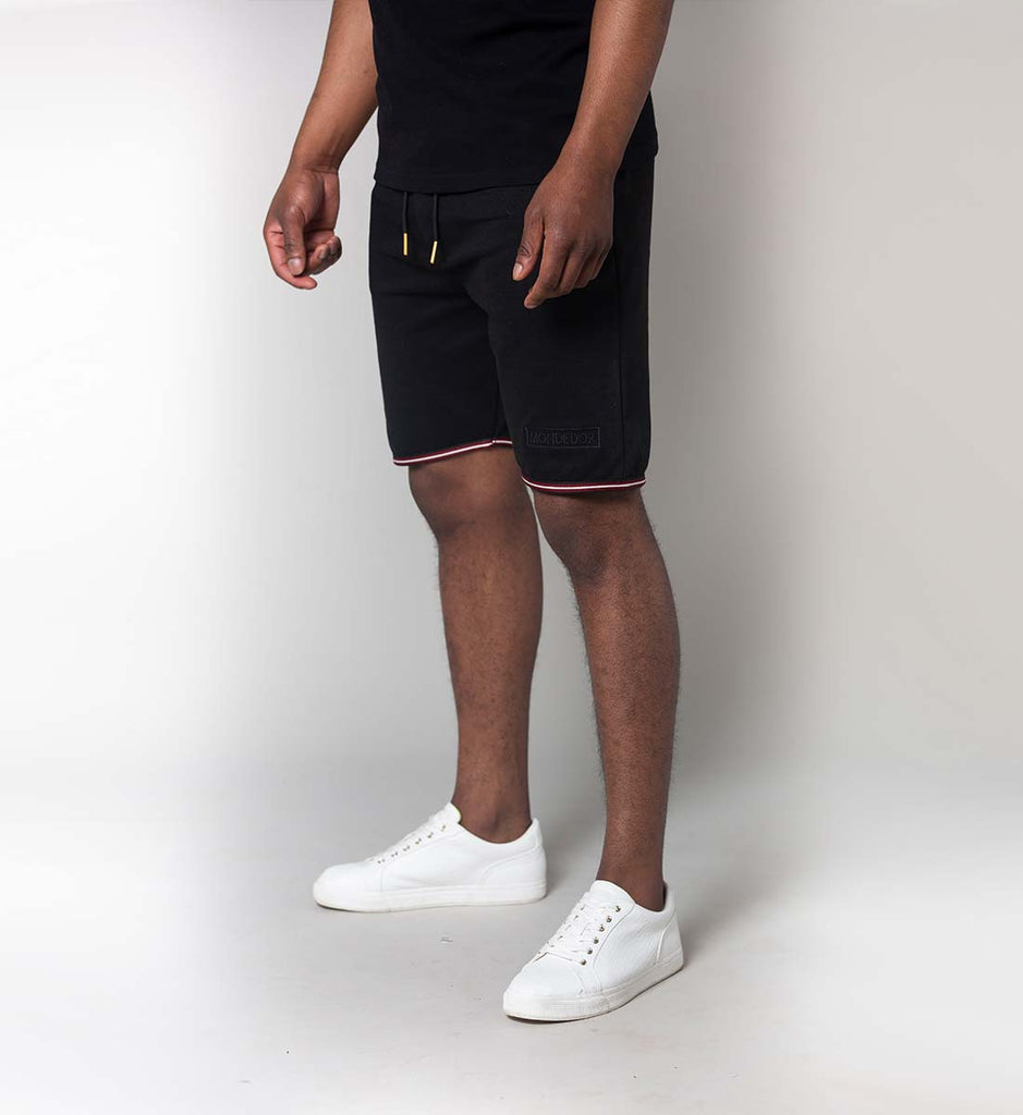  Black/Gold Shorts Monde dor