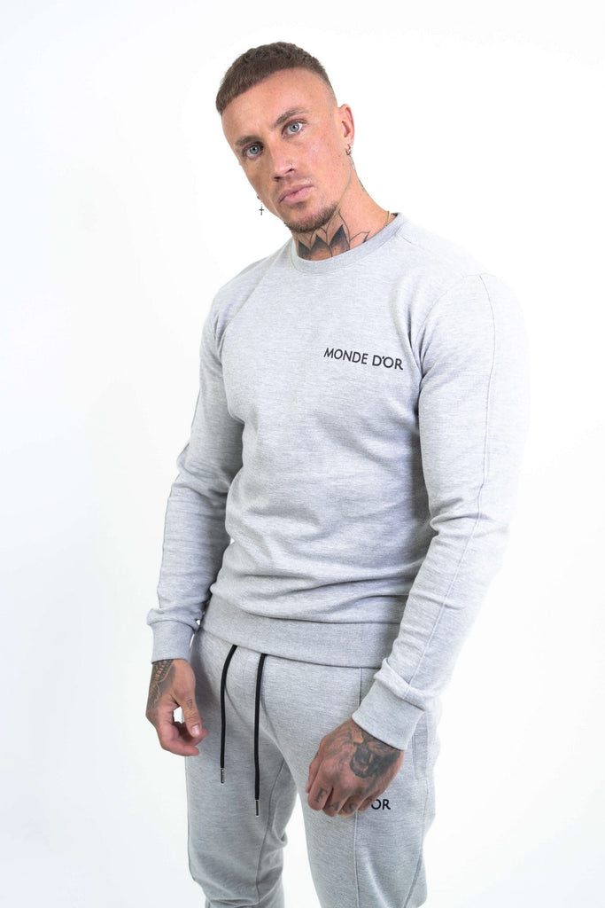 MDC mens grey tracksuit set