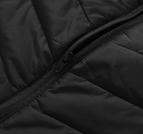 zip heated vest details