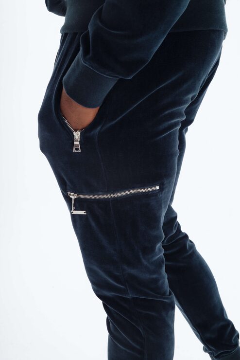 velour joggers fitted
